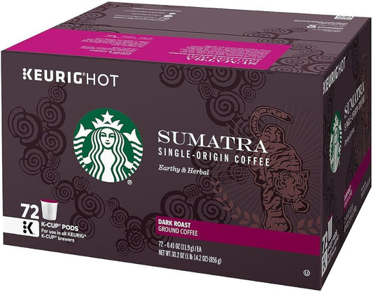Starbucks Sumatra K-Cups 72 Count