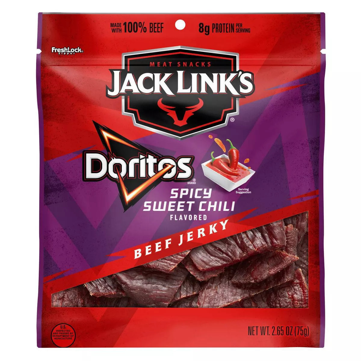 Jack Links Jerky Doritos Spicy Sweet Chili - 2.65oz (STILL IN DATE)