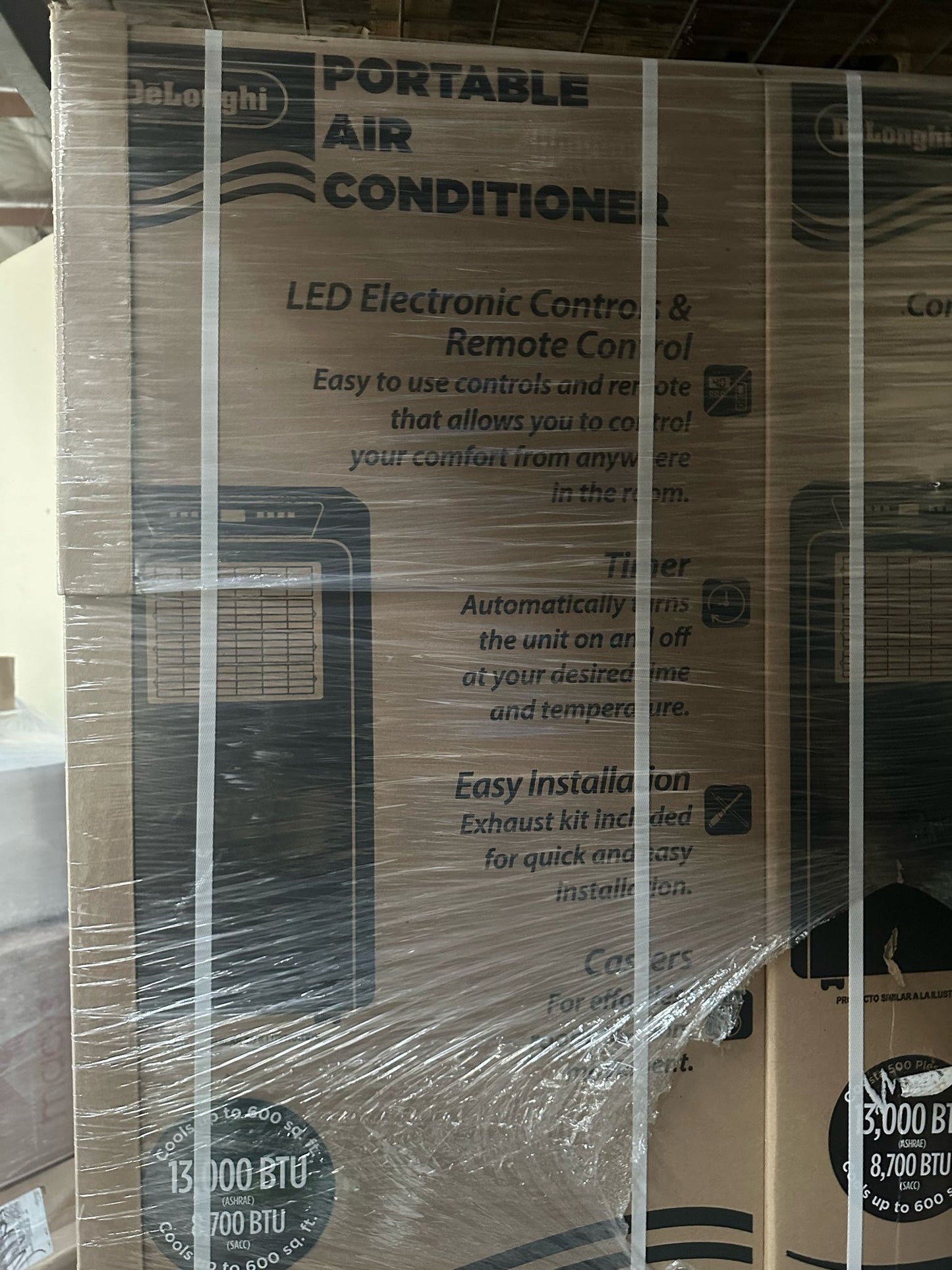 DeLonghi Portable Air Conditioner 13,000 BTU (Refurbished)