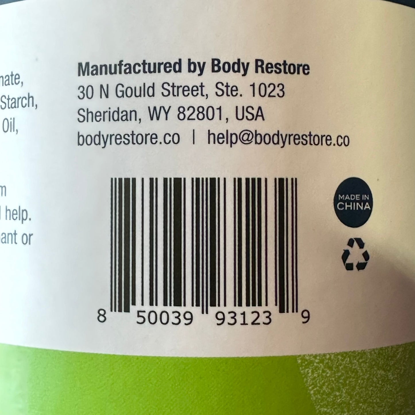 Body Restore Shower Bombs