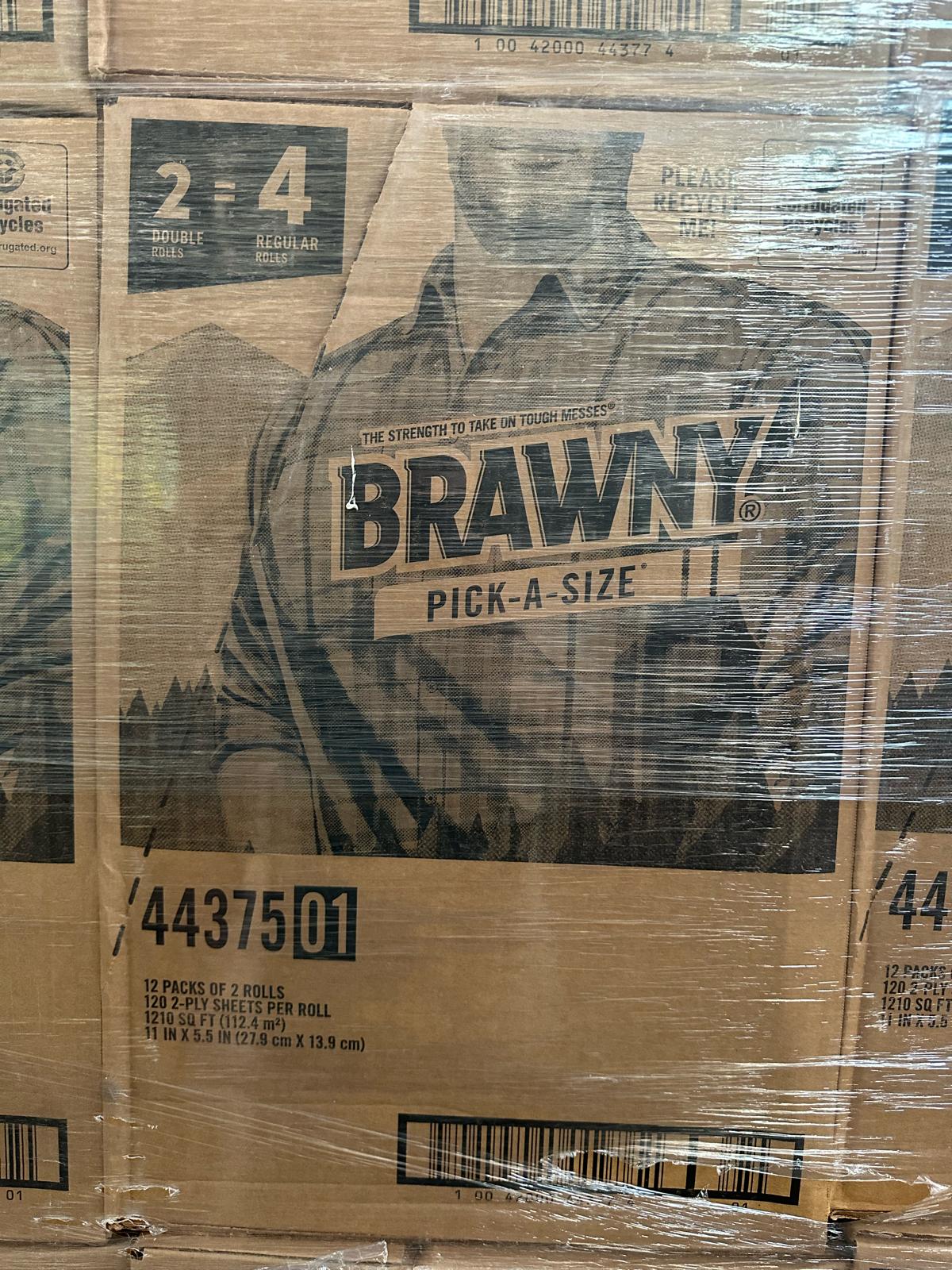 Brawny Pick-A-Size Paper Towels 12 (2-pack rolls)