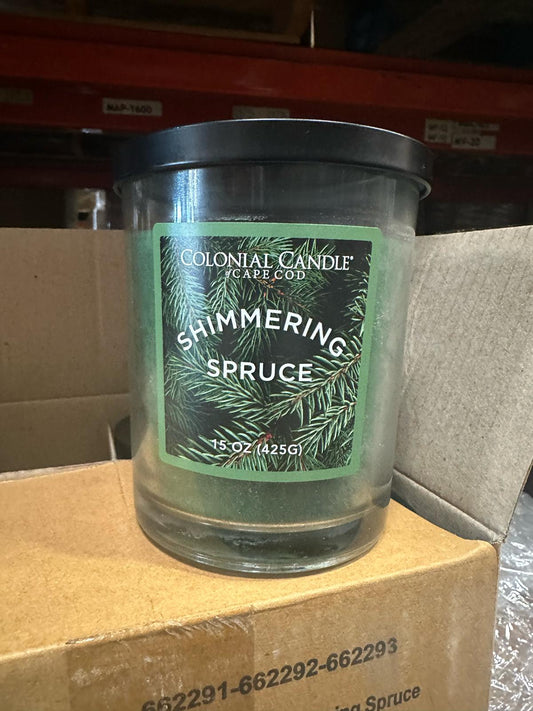 Colonial Candle - Shimmering Spruce 15oz
