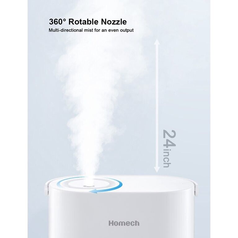 Homech Ultrasonic Cool Mist Humidifier